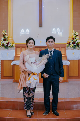 Erwin & Maryati | Sage Ulos Blue