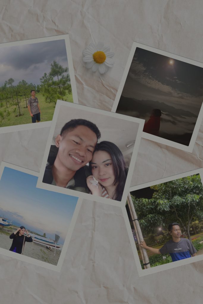 foto yang digeser ke samping